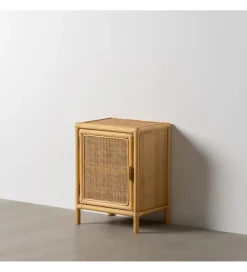 Zona-Design Szafka nocna SIZA 46 cm ratan naturalna
