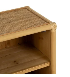 Zona-Design Szafka nocna SIZA 46 cm ratan naturalna