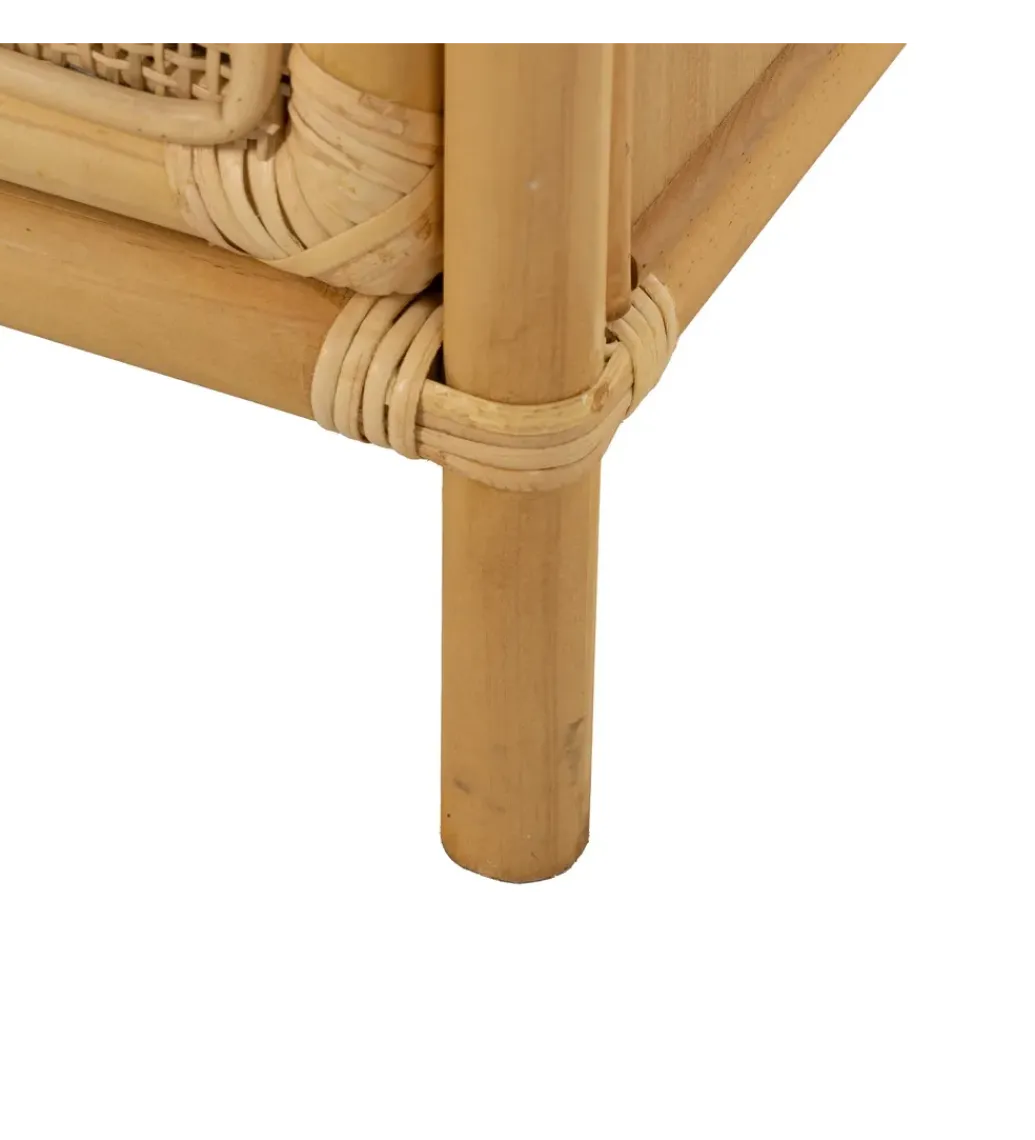 Zona-Design Szafka nocna SIZA 46 cm ratan naturalna