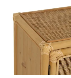 Zona-Design Szafka nocna SIZA 46 cm ratan naturalna