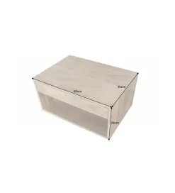 Invicta Interior Szafka nocna wisząca EUFRAT Amazonas 50 cm drewno akacja