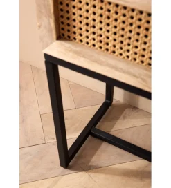 WOHNLING, GERMANY Szafka nocna ZOVI 50 cm drewno mango