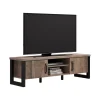 MCA Szafka pod TV EMILE 166 cm w optyce dąb tytoniowo-brązowy