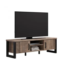 MCA Szafka pod TV EMILE 166 cm w optyce dąb tytoniowo-brązowy