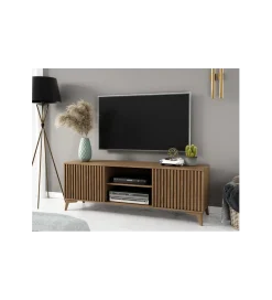 ELTAP Szafka RTV ENTSIAN 150 cm w optyce dąb artisan