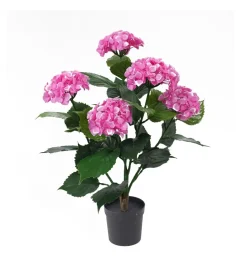 Zona-Design Sztuczna roślina HORTENSIA 60 cm różowa