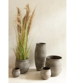 J-Line Sztuczna roślina TRAWA PAMPAS 140 cm