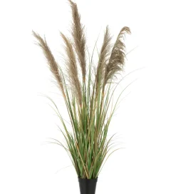 J-Line Sztuczna roślina TRAWA PAMPAS 140 cm