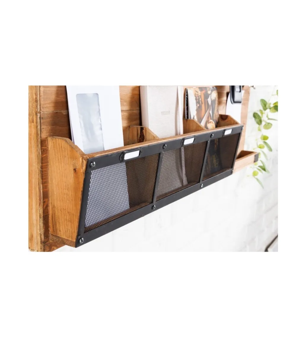 Invicta Interior Tablica ścienna RETAGIO 80 cm drewno jodła