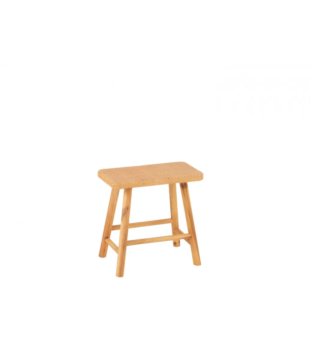 J-Line Taboret CANEK drewno jodła