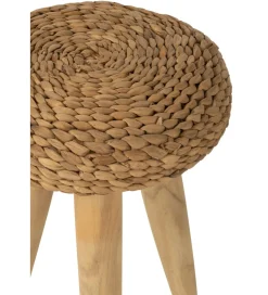 J-Line Taboret WATER drewno teak naturalny