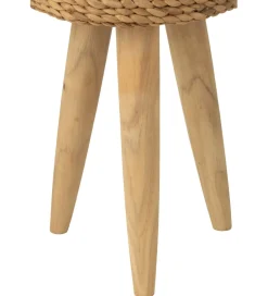 J-Line Taboret WATER drewno teak naturalny