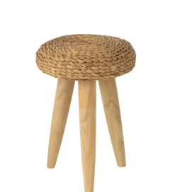 J-Line Taboret WATER drewno teak naturalny