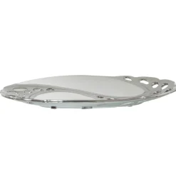 Exclusivas Taca CENTERPLANCE 30 cm srebrnobiała
