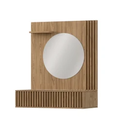 ELTAP Toaletka wisząca ENTSIAN 85 cm w optyce dąb artisan