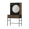 ELTAP Toaletka wisząca MEORATI 85 cm w optyce dąb artisan/czarny
