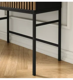 ELTAP Toaletka wisząca MEORATI 85 cm w optyce dąb artisan/czarny