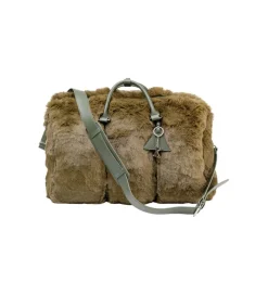 KDesign Torba MIKA FURR oliwkowa