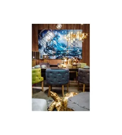 KDesign Tryptyk obraz WAVE 160 x 240 cm szklany