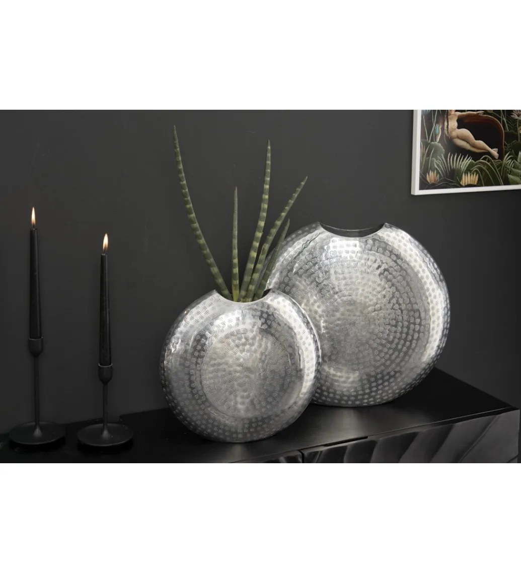 Invicta Interior Wazon BRILANT set 2 srebrny