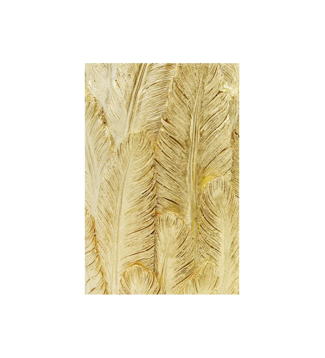 KDesign Wazon FEATHERS 80 cm złota