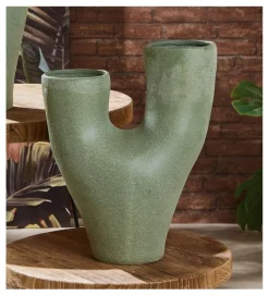 Imeri Wazon FUNGI 38 cm zielony