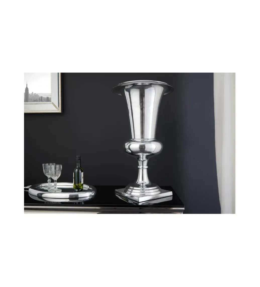 Invicta Interior Wazon Goal Cup 40 cm srebrny