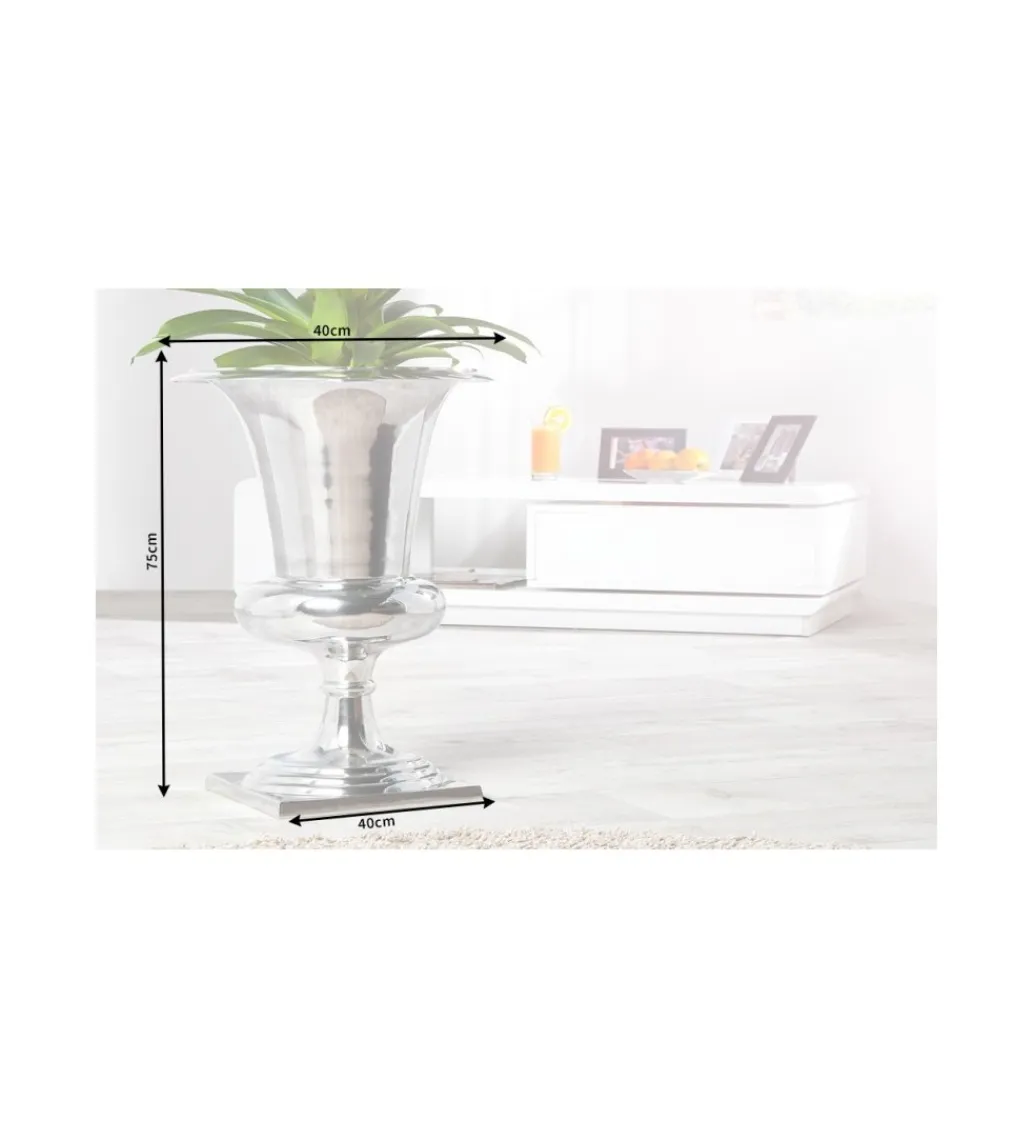 Invicta Interior Wazon Goal Cup 40 cm srebrny