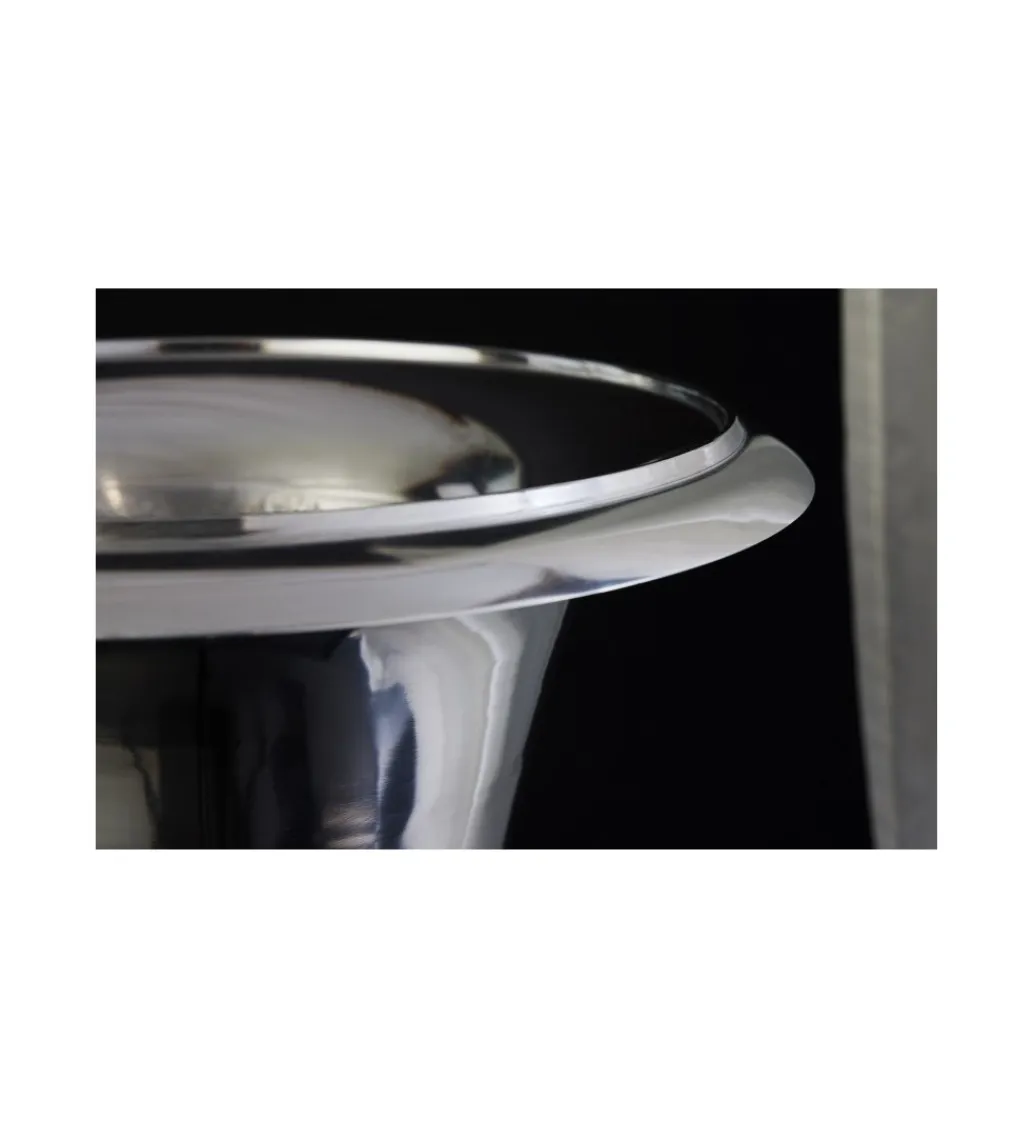 Invicta Interior Wazon Goal Cup 40 cm srebrny