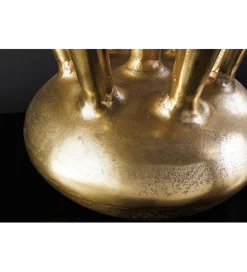 Invicta Interior Wazon KIYA 30 cm złoty 7 z otworami na kwiaty