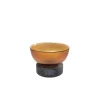 KDesign Wazon Marvelous Duo Amber 28 cm szary