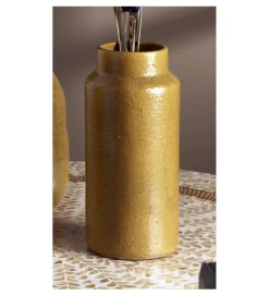 Imeri Wazon MOSTAZA 30 cm ceramika musztardowy