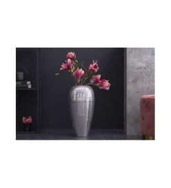 Invicta Interior Wazon ORIENT 50 cm srebrny