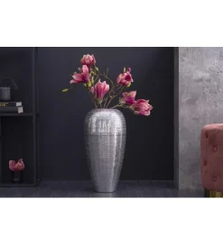 Invicta Interior Wazon ORIENT 50 cm srebrny