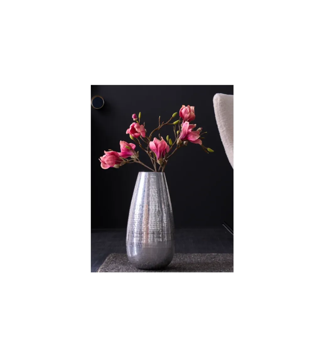 Invicta Interior Wazon ORIENT 25 cm srebrny
