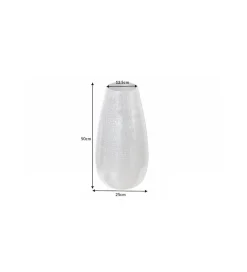 Invicta Interior Wazon ORIENT 25 cm srebrny