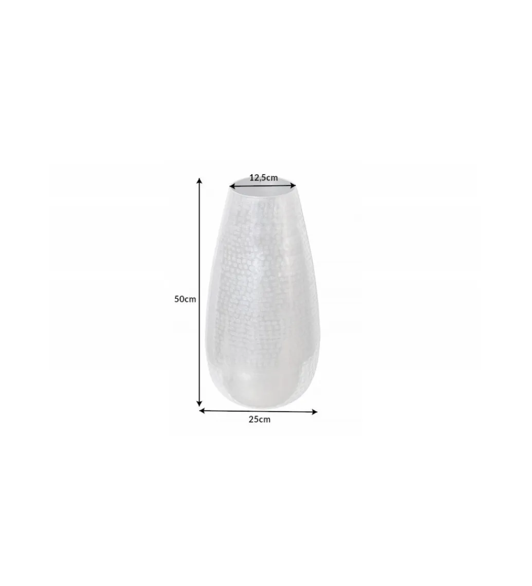Invicta Interior Wazon ORIENT 25 cm srebrny