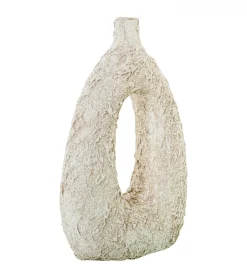 Exclusivas Wazon RATASIC 44 cm ceramika biały