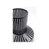 KDesign Wazon Roulette 24 cm czarno biały