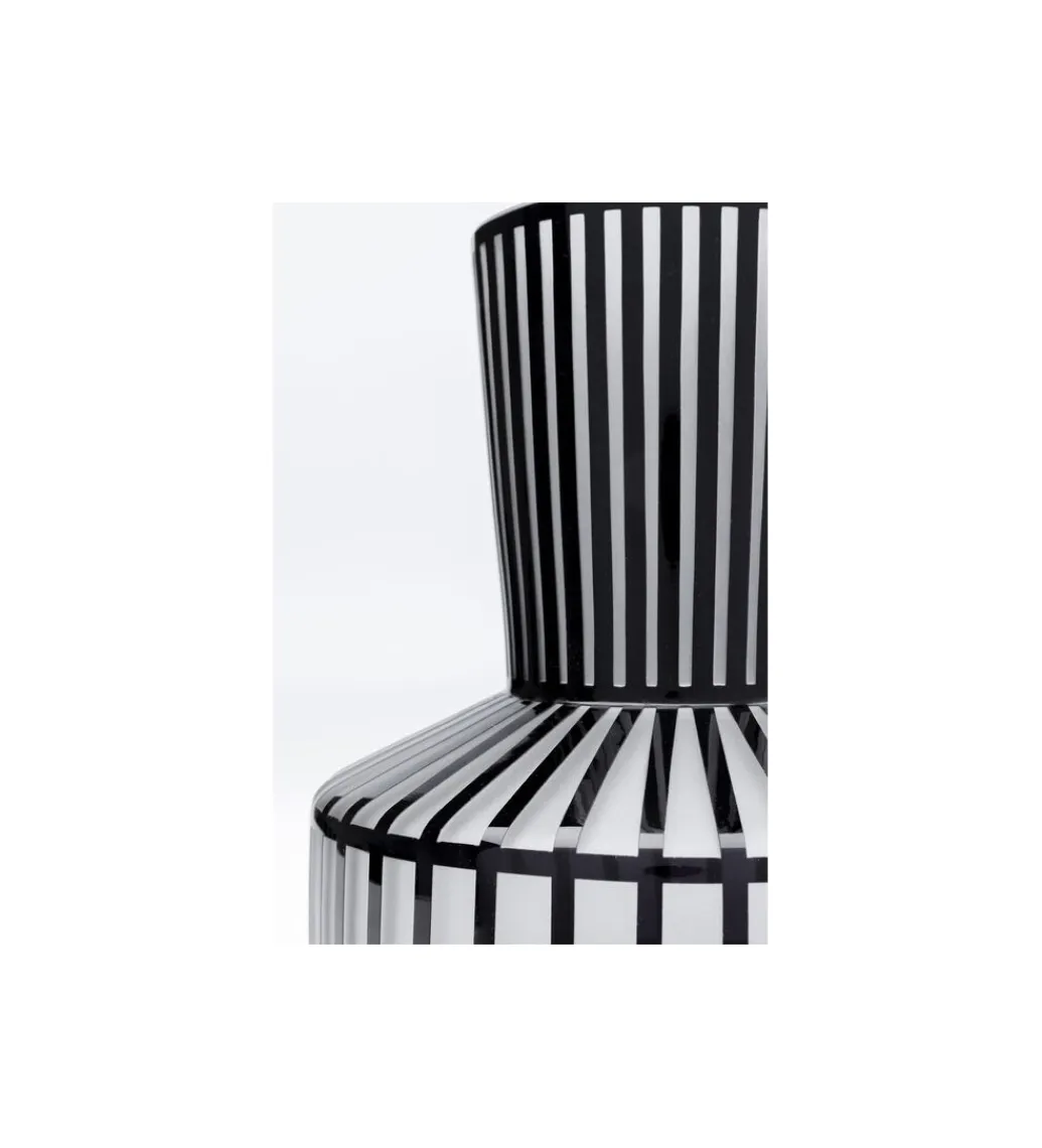 KDesign Wazon Roulette 24 cm czarno biały