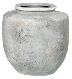 Exclusivas Wazon RUSTIC 17 cm ceramika szary