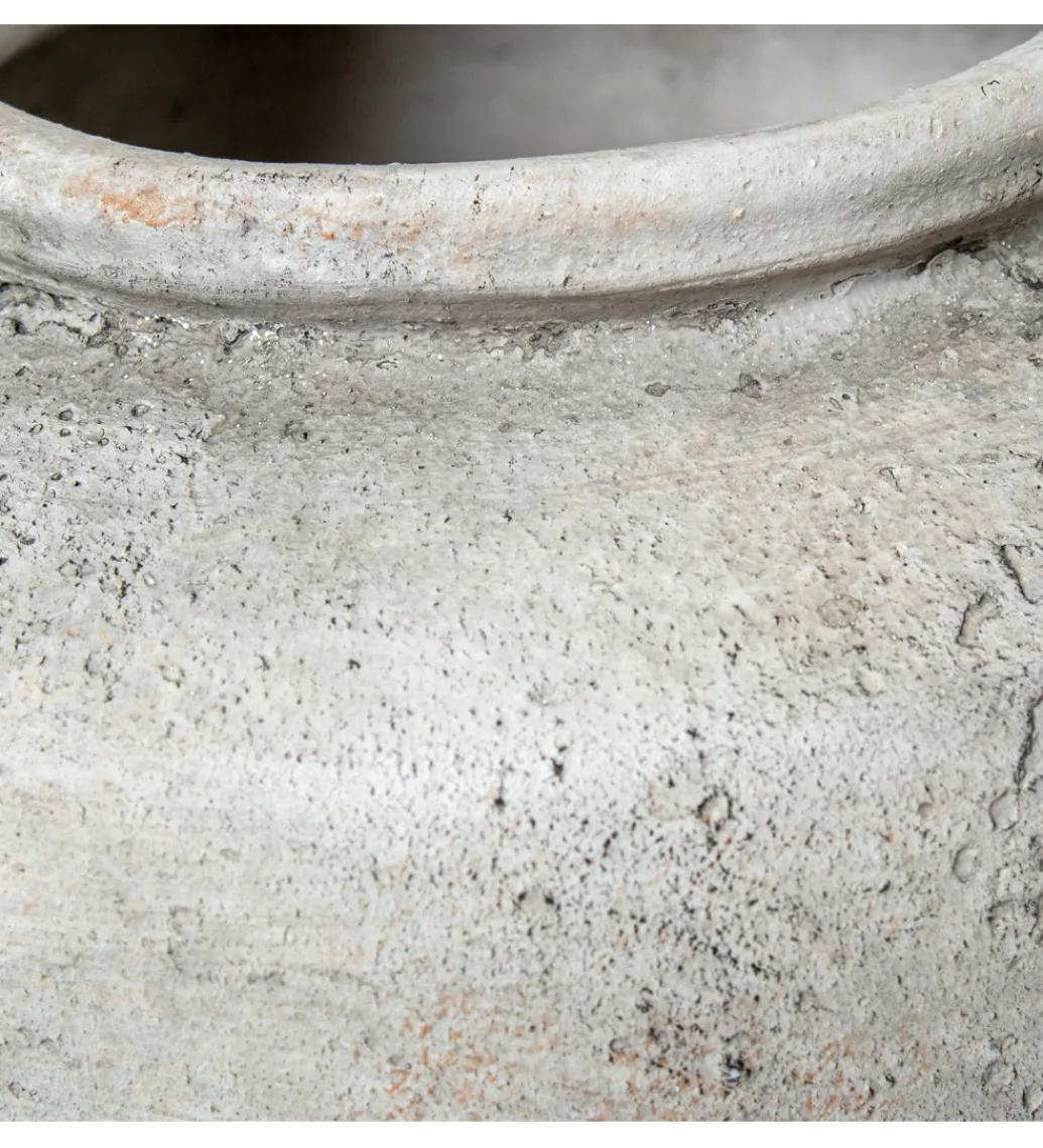 Exclusivas Wazon RUSTIC 17 cm ceramika szary