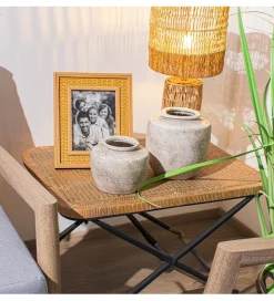 Exclusivas Wazon RUSTIC 17 cm ceramika szary