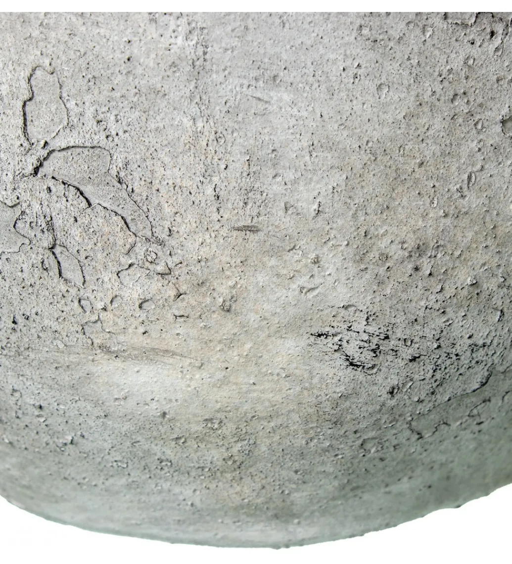 Exclusivas Wazon RUSTIC 17 cm ceramika szary