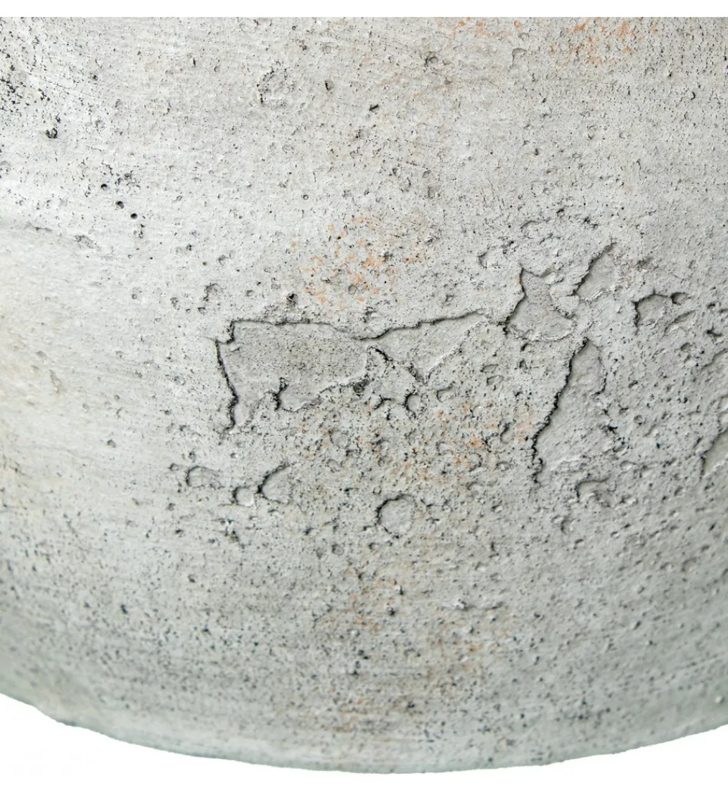 Exclusivas Wazon RUSTIC 20 cm ceramika szary