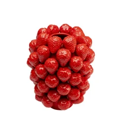 KDesign Wazon Strawberries  30 cm czerwony