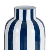 Zona-Design Wazon STRIPERSY 30 cm biały niebieski