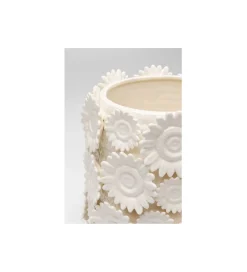 KDesign Wazon SUNFLOWERS 30 cm biały