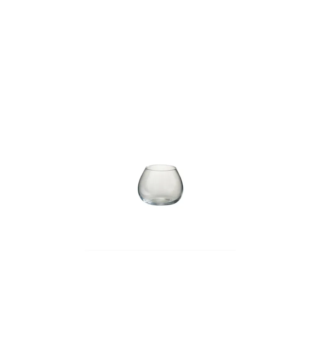 J-Line Wazon VIDRIO 19 cm Transparentny S
