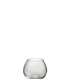 J-Line Wazon VIDRIO 19 cm Transparentny S